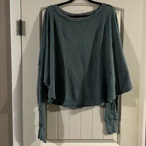 NWOT Free People Microphone Drop Thermal